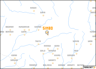 map of Simbo