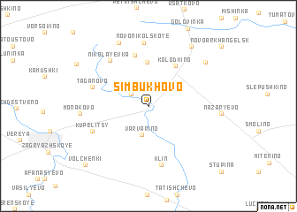 map of Simbukhovo