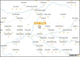 map of Simbuza