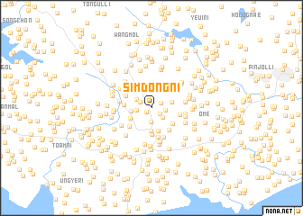 map of Simdong-ni