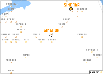 map of Simenda