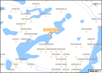 map of Simenda