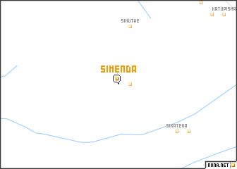map of Simenda