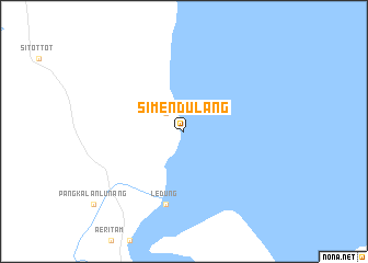 map of Simendulang