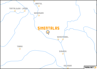 map of Simentalas