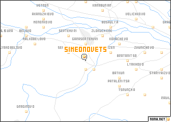 map of Simeonovets