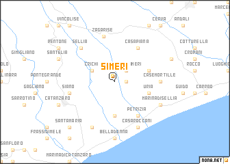 map of Simeri