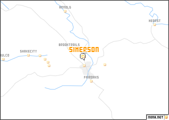 map of Simerson