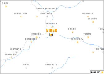 map of Simer