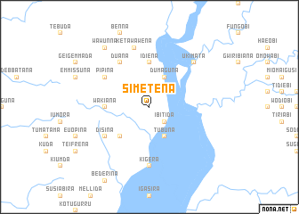 map of Simetena