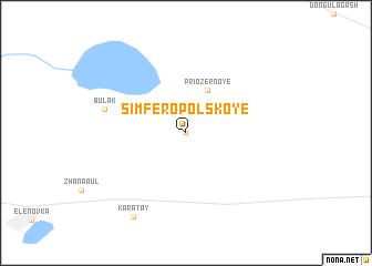 map of Simferopol\