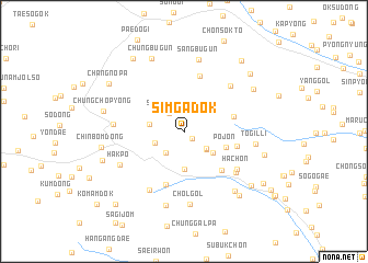 map of Simgadŏk