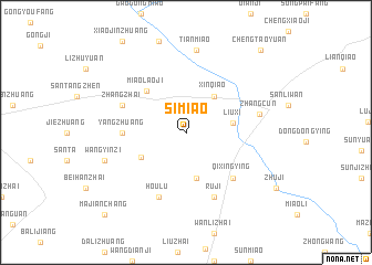 map of Simiao