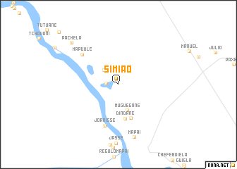 map of Simião