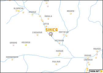 map of Simica