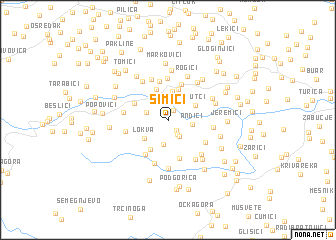 map of Simići