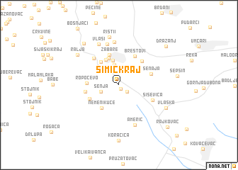 map of Simic Kraj