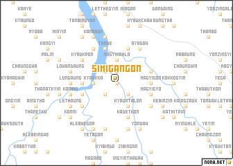 map of Simigangon