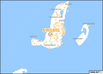 map of Simigang