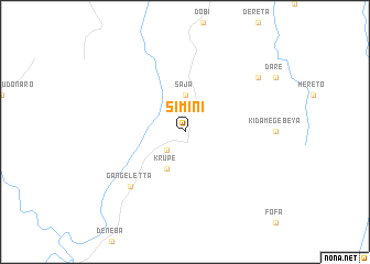 map of Simini