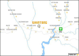 map of Simintang