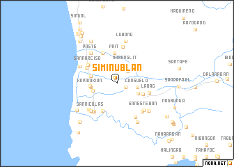 map of Siminublan