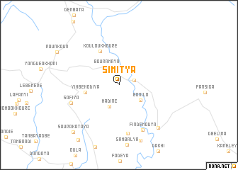 map of Simitya