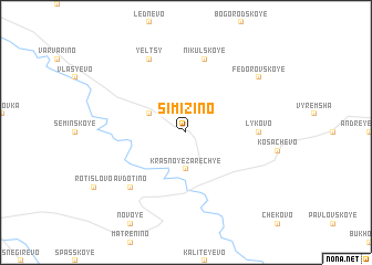 map of Simizino