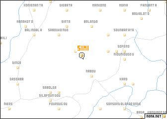 map of Simi