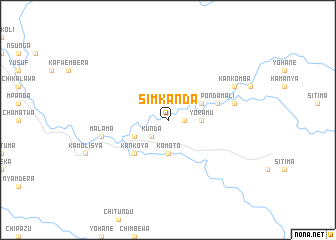 map of Simkanda