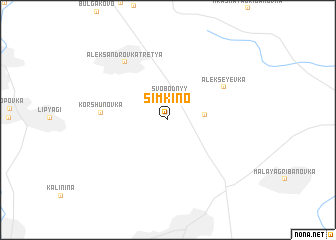 map of Simkino