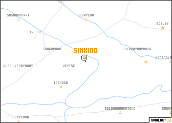 map of Simkino