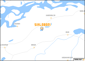 map of Simlabāri