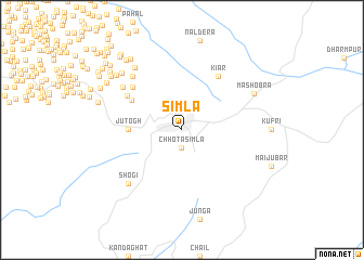 map of Simla