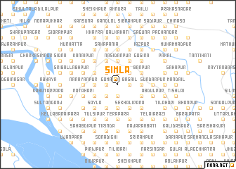 map of Simla