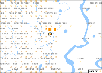 map of Simla