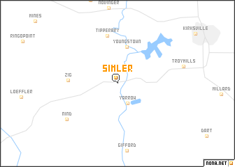 map of Simler