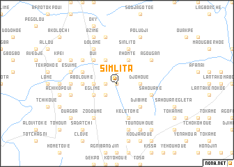 map of Simlita