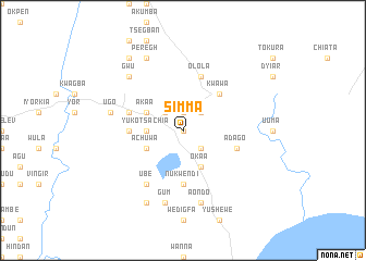 map of Simma