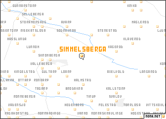 map of Simmelsberga