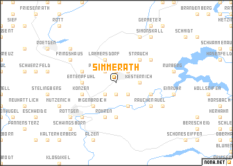 Simmerath (Germany) map - nona.net