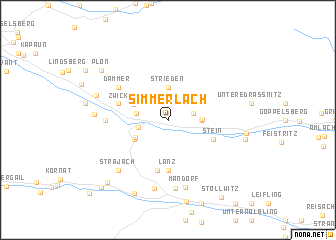 map of Simmerlach