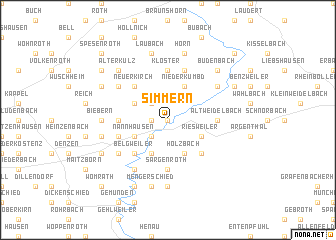 map of Simmern