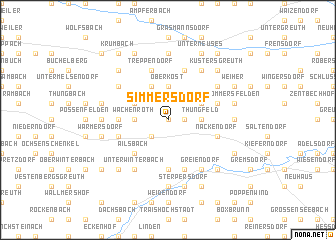 map of Simmersdorf