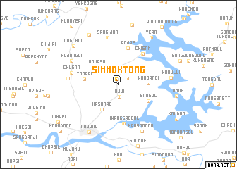 map of Simmok-tong