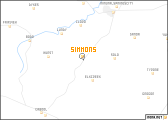 map of Simmons