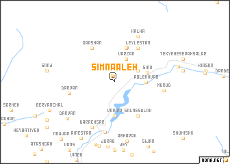 map of Sīm Na‘āleh