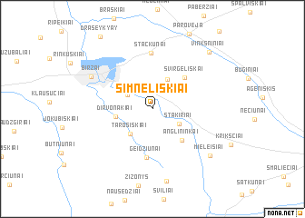 map of (( Šimneliškiai ))