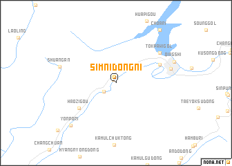 map of Simnidong-ni