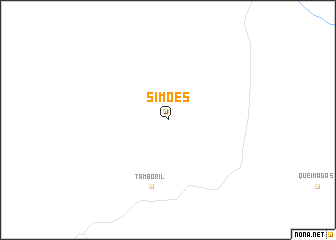 map of Simões